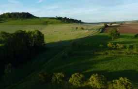 Chamagne vu du ciel